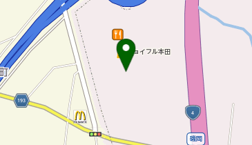 らあめん花月嵐 ジョイフル本田宇都宮店の地図画像