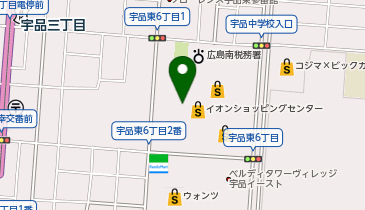 らあめん花月嵐 イオン宇品SC店の地図画像