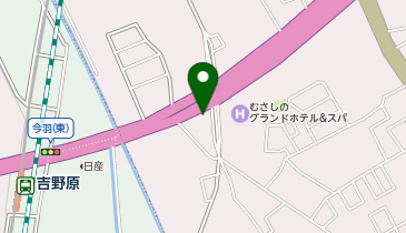 らあめん花月嵐 上尾原市店の地図画像