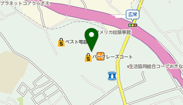 らあめん花月嵐 浦添バークレーズコート店の地図画像