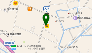 らあめん花月嵐 東広島西条店の地図画像