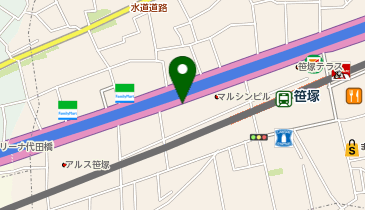 らあめん花月嵐 笹塚店の地図画像