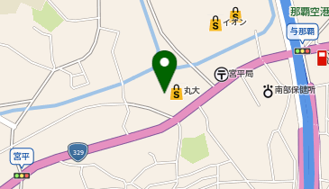 らあめん花月嵐 南風原宮平店の地図画像