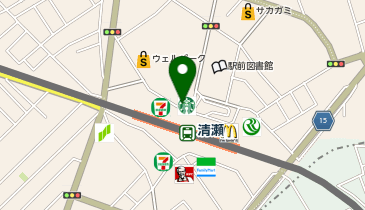 らあめん花月嵐 清瀬北口店の地図画像