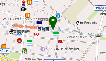らあめん花月嵐 西葛西メトロセンター店の地図画像