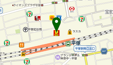 らあめん花月嵐 平塚北口店の地図画像