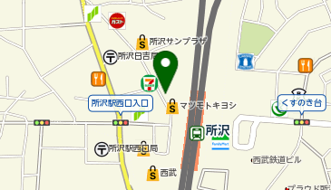らあめん花月嵐 所沢駅前店の地図画像