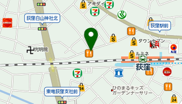 らあめん花月嵐 荻窪西口店の地図画像