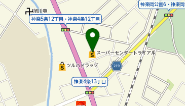 スーパーセンタートライアル 神楽店の地図画像