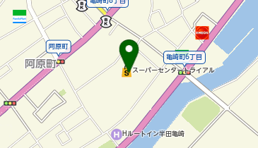 スーパーセンタートライアル 半田亀崎店の地図画像