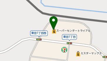 スーパーセンタートライアル 八幡東田店の地図画像