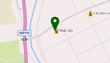 TRIAL GO 稲築店の地図画像