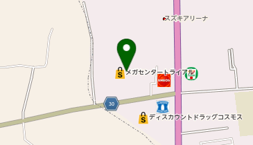 メガセンタートライアル 大津店の地図画像