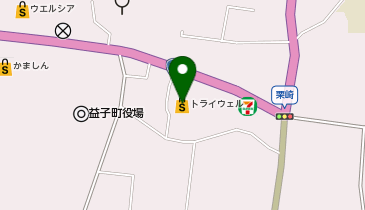 トライウェル 益子店の地図画像