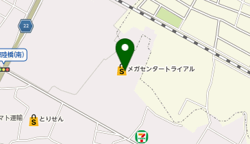 メガセンタートライアル 上里店の地図画像