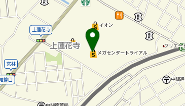 メガセンタートライアル 中間店の地図画像
