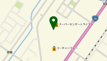 スーパーセンタートライアル 北見並木店の地図画像