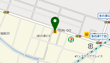 TRIAL GO 多の津店の地図画像