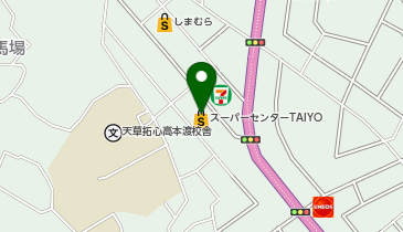 スーパーセンタータイヨー 本渡店の地図画像