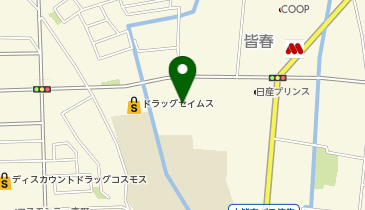 スーパーセンタートライアル 皆春店の地図画像