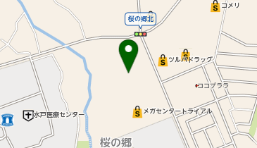 メガセンタートライアル 桜の郷店の地図画像