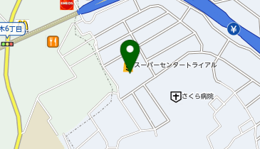 スーパーセンタートライアル 益城台店の地図画像