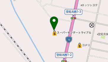 スーパーセンタートライアル 砂川店の地図画像