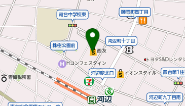 トライアル西友 河辺店の地図画像