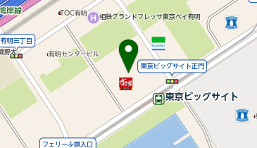 サブウェイ TFT有明店の地図画像