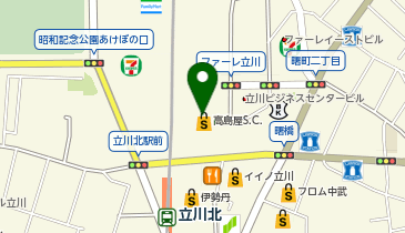 サブウェイ 立川高島屋ショッピングセンター店の地図画像
