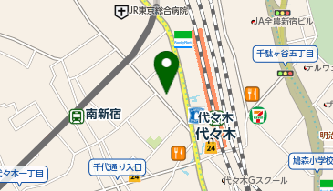サブウェイ 代々木店の地図画像