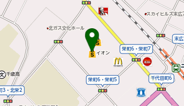 サブウェイ イオン千歳店の地図画像