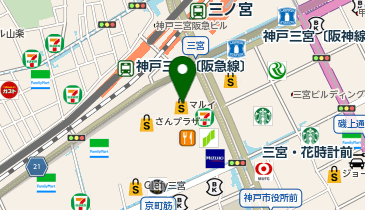 サブウェイ 神戸マルイ店の地図画像