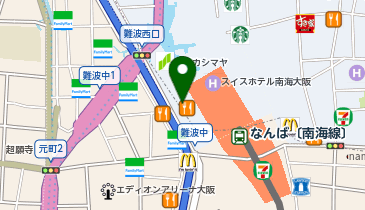 サブウェイ なんばCITY店の地図画像