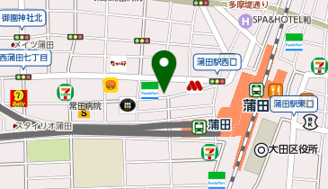 サブウェイ サンライズ蒲田店の地図画像