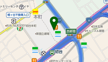 サブウェイ 東京オペラシティビル店の地図画像