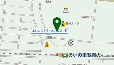 サブウェイ 東光ストアあいの里店の地図画像
