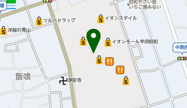 サブウェイ イオンモール甲府昭和店の地図画像