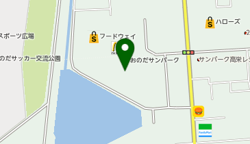 サブウェイ おのだサンパーク店の地図画像