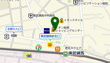 サブウェイ イオン板橋店の地図画像