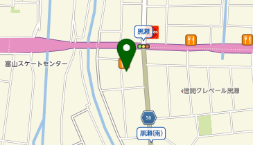 サブウェイ 富山黒瀬店の地図画像