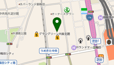サブウェイ 野菜ラボグランフロント大阪店の地図画像