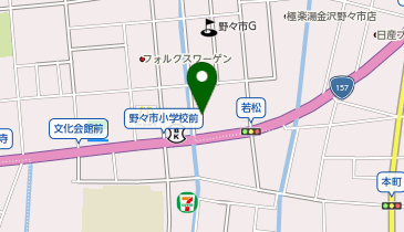 サブウェイ 野々市若松店の地図画像