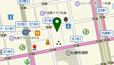 サブウェイ 札幌時計台ビル店の地図画像