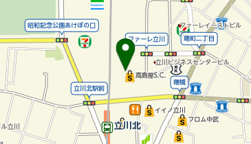 サブウェイ 立川高島屋ショッピングセンター店の地図画像