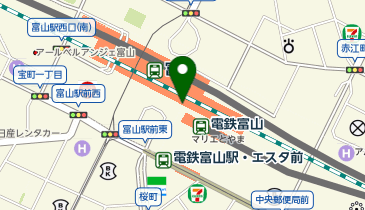 サブウェイ マリエとやま店の地図画像