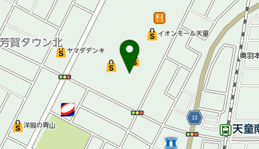 サブウェイ イオンモール天童店の地図画像