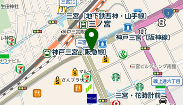 サブウェイ 神戸さんちか店の地図画像