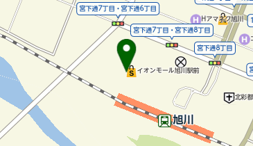サブウェイ イオンモール旭川駅前店の地図画像