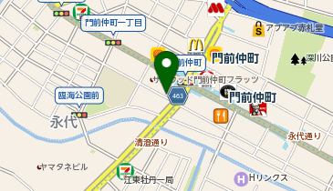 サブウェイ 門前仲町店の地図画像